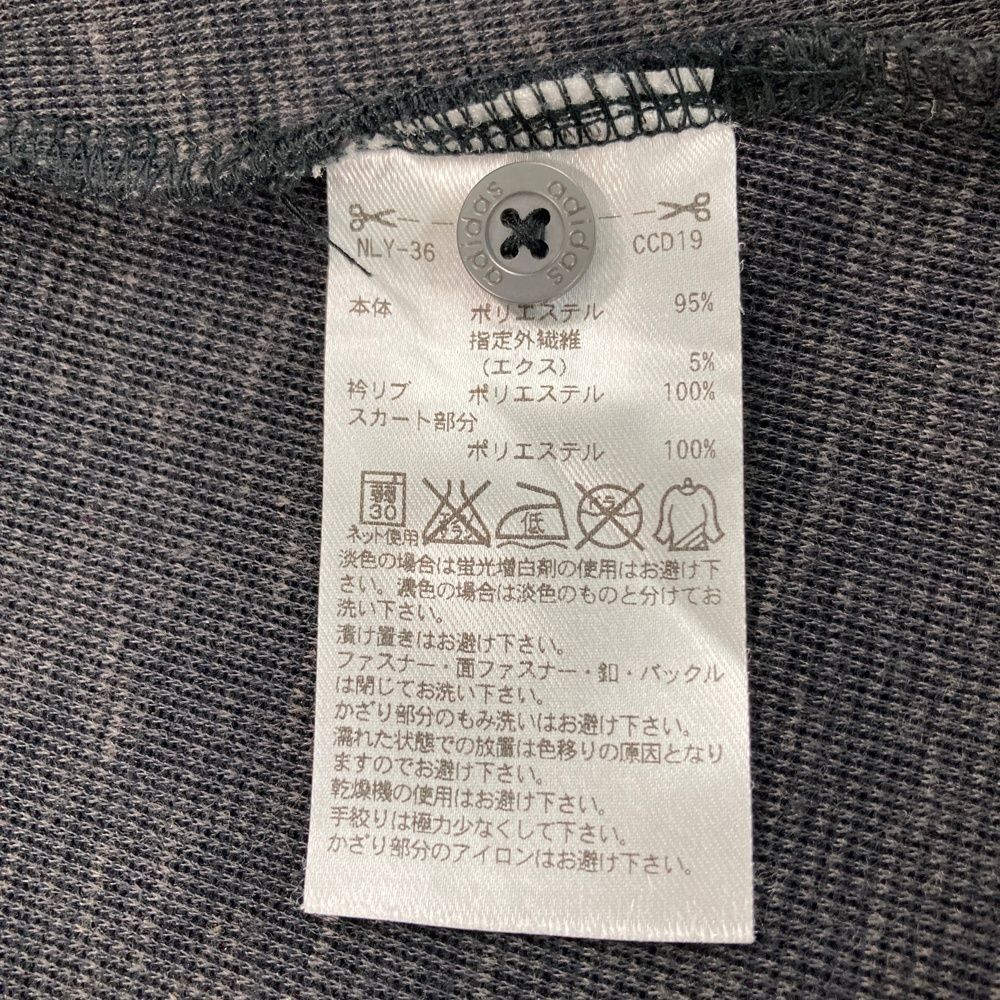 サイズ：L ADIDAS GOLF アディダスゴルフ 長袖ポロ ワンピース