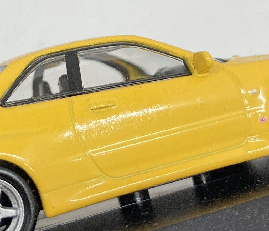 京商 1/64 日産 スカイライン GT-R BNR34 イエロー シークレット 京商 1/64スカイライン&GT-R NEOミニカーコレクション シクレ