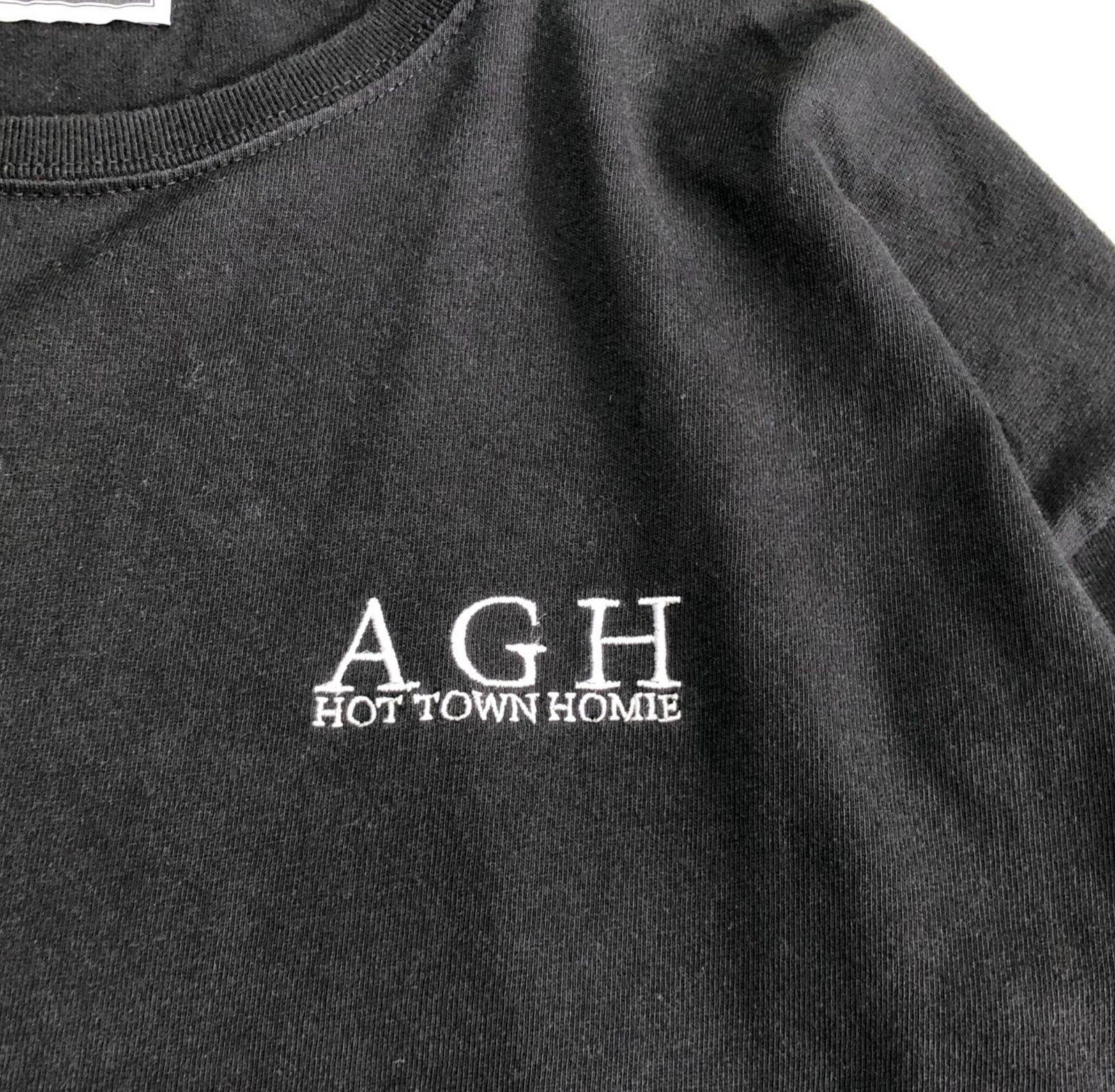 BUDSPOOL ショートスリーブTシャツ 半袖カットソー ロゴ刺繍 AGH 舐達