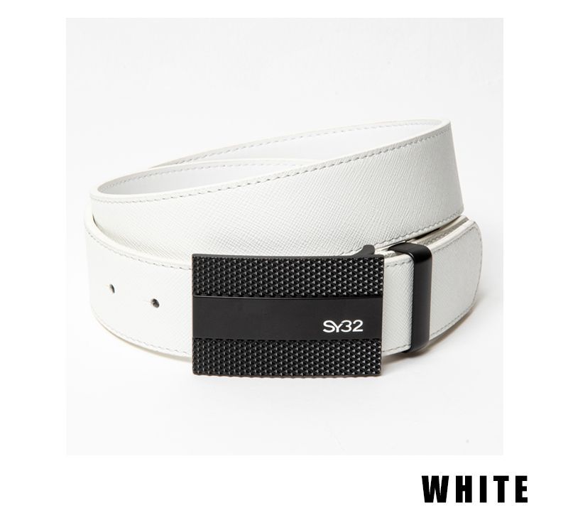 SY32 ゴルフGOLF ベルト ロゴベルト SY32 by SWEET YEARS SYG PLATED BELT ゴルフ用品 メンズ SYG-23S114 ロゴ ベルト ゴルフ レザー 合成皮革 正規代理店 xaz-syg-23s114 LLC-HASEGAWATOSO_COM