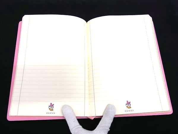 GUCCI ディズニー　デイジー　コラボ　ノート □新品□未使用□ GUCCI グッチ ディズニーコラボ デイジー GG柄 PVC