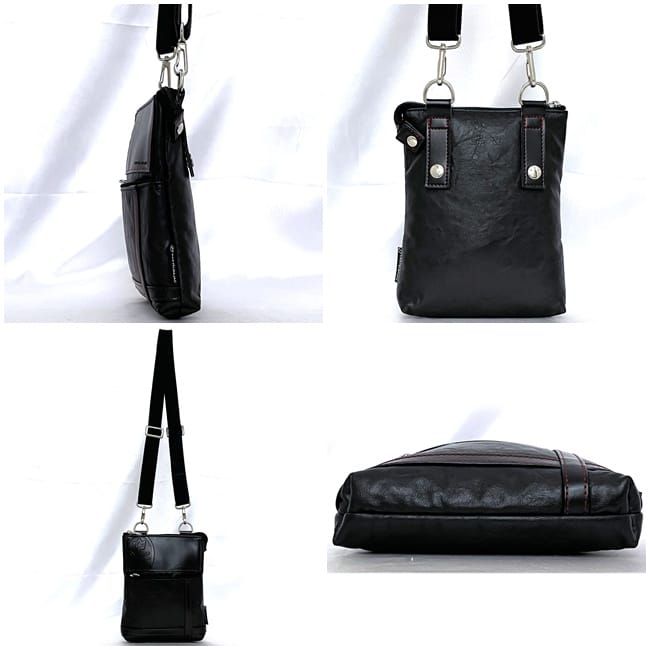 カステルバジャック　バッグ　美品 カステルバジャック ショルダーバッグ ブラック 美品 レザー