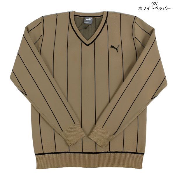 新品・未使用】プーマゴルフ Mサイズ Lサイズ メンズ ストライプ