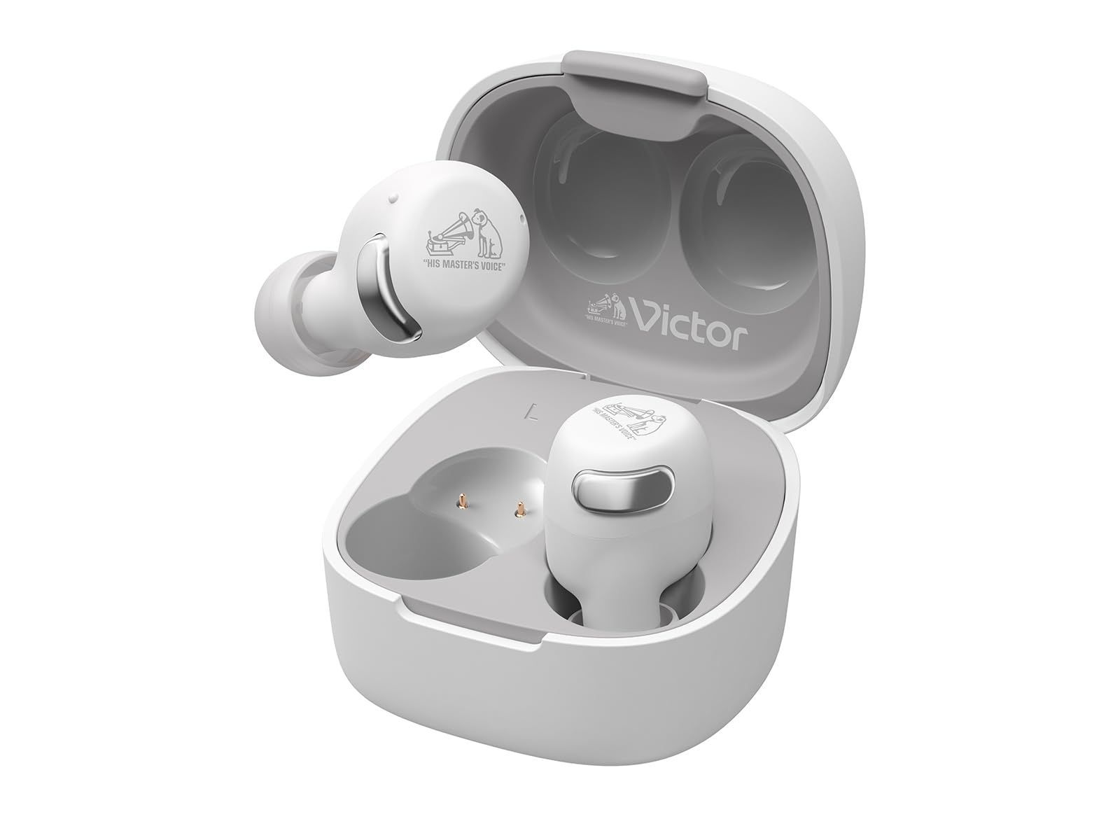 数量 JVCケンウッド Victor HA-A30T2-W ワイヤレスイヤホン Bluetooth Ver.5.3 ノイズキャンセリング アプリ対応 マルチポイント 合計27時間再生 マイク付き 小型 軽量 外音取り込み 防水 ホワイト
