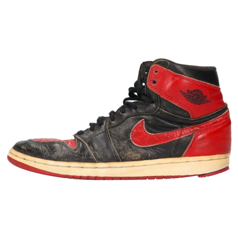 ナイキ94年復刻 AIR JORDAN1ブレッドハイカットブレッドブラック ナイキ94年復刻 AIR JORDAN1ブレッドハイカットブレッドブラック