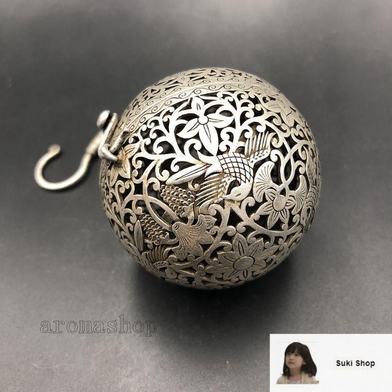 茶道具 古銅 洪在銘 金工細工 透かし彫り『五福迎寿』 香炉 薫香炉 香道具★ 新品・未使用】 銅器 香炉 三足九龍炉 茶道薫香炉 香道具 装飾品