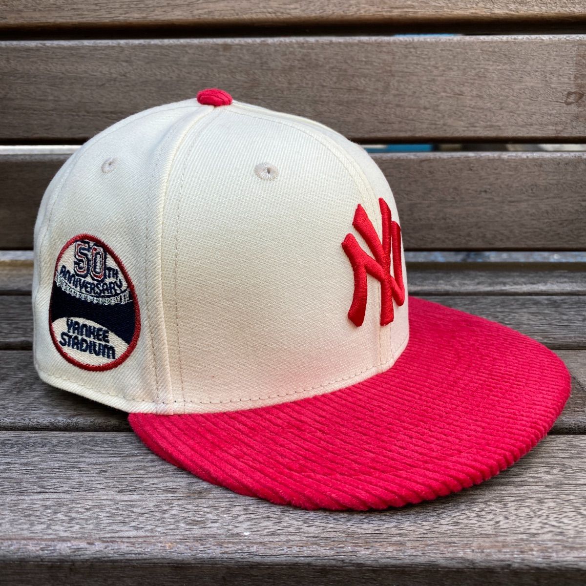 USA NEWERA 59FIFTY ニューヨーク ヤンキース NY Yankees 50周年記念 19-21