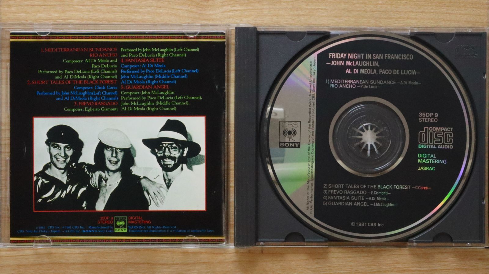 国内盤CD☆アル・ディ・メオラ,ジョン・マクラフリン,パコ・デ