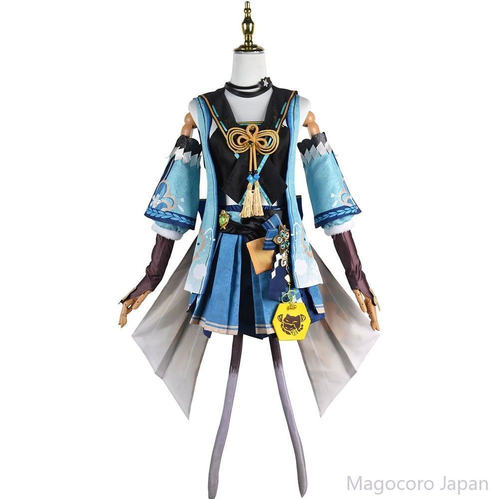 cosplay服原神女性用草属性アーチャー綺良良ゲームセットコスチュームアニメ
