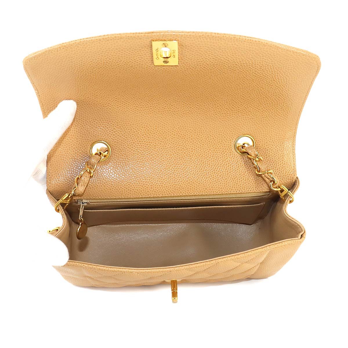 新品同様 シャネル CHANEL ダイアナ マトラッセ 22 チェーン