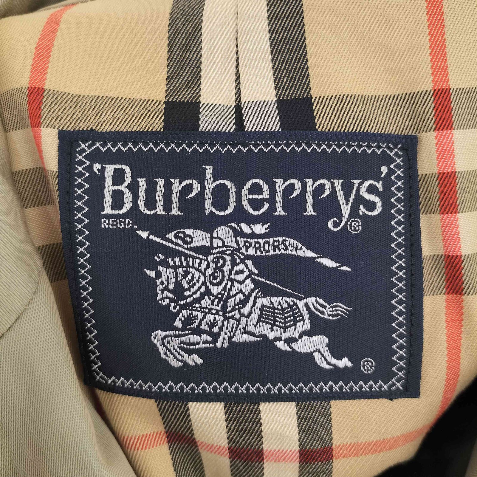 バーバリーズ BURBERRYS イングランド製 ノバチェック ステンカラーコート メンズ 表記無 WWW_WOWDIGSITE_COM