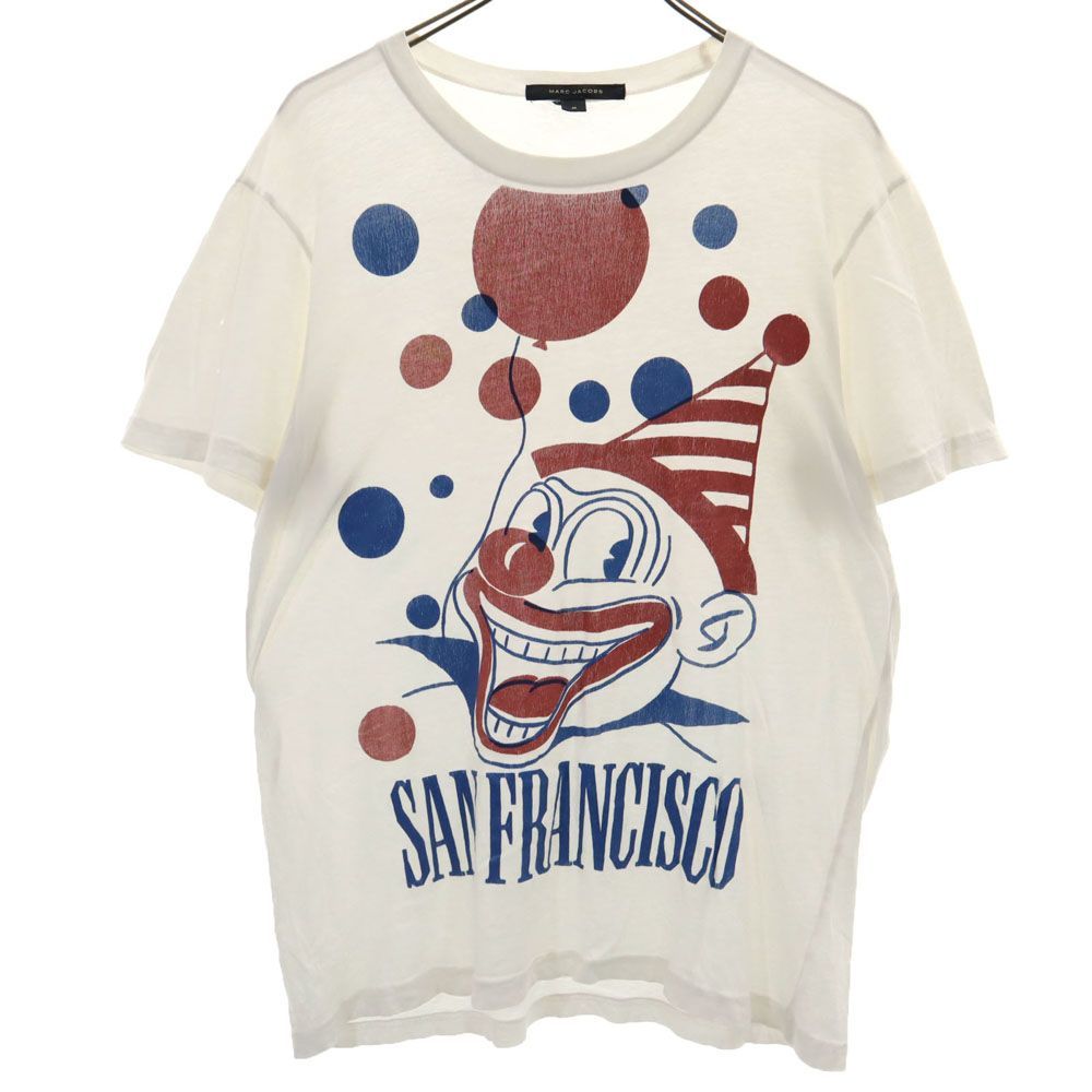 マークジェイコブス 半袖 Tシャツ M 白 MARC JACOBS メンズ 古着 【240430】 メール便可