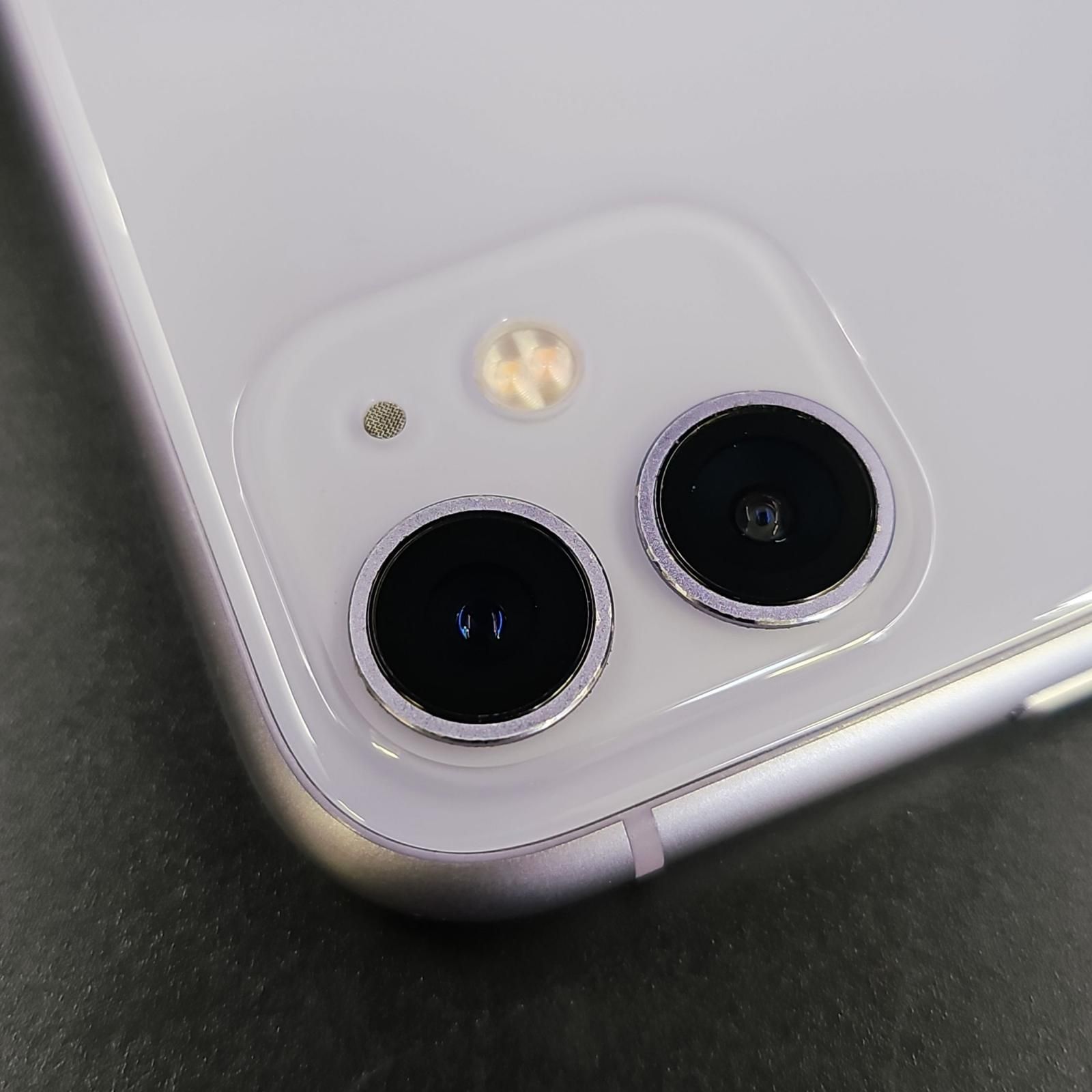 最速発送】Apple iPhone 11 128GB パープル au 白ロム 74%【難有 