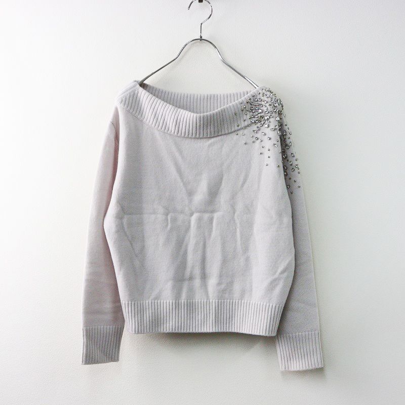 2024AW アナイ ANAYI スノーフレークプルオーバー 38｜ライトグレー