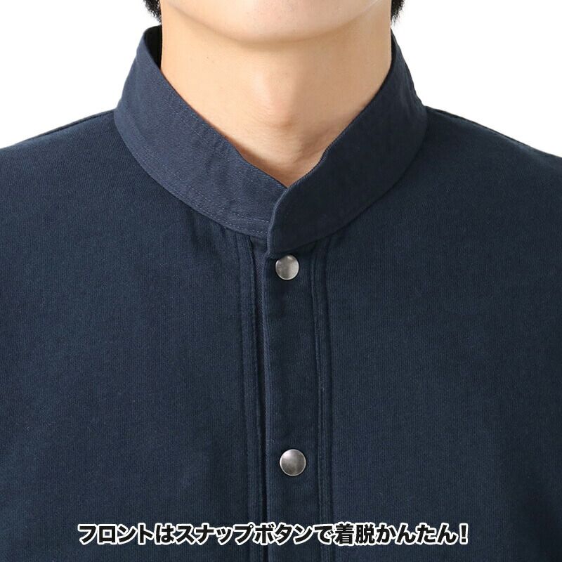 CHUMS チャムス Full Snap Hurricane Top LP メンズ ネイビー