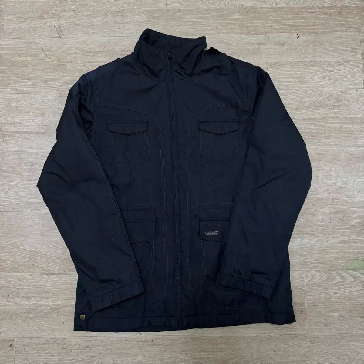 BEANPOLE ダウンジャケット L WINDSTOPPER 極暖 ダウン肉厚 BEANPOLE OUTDOOR コート 95 ネイビー