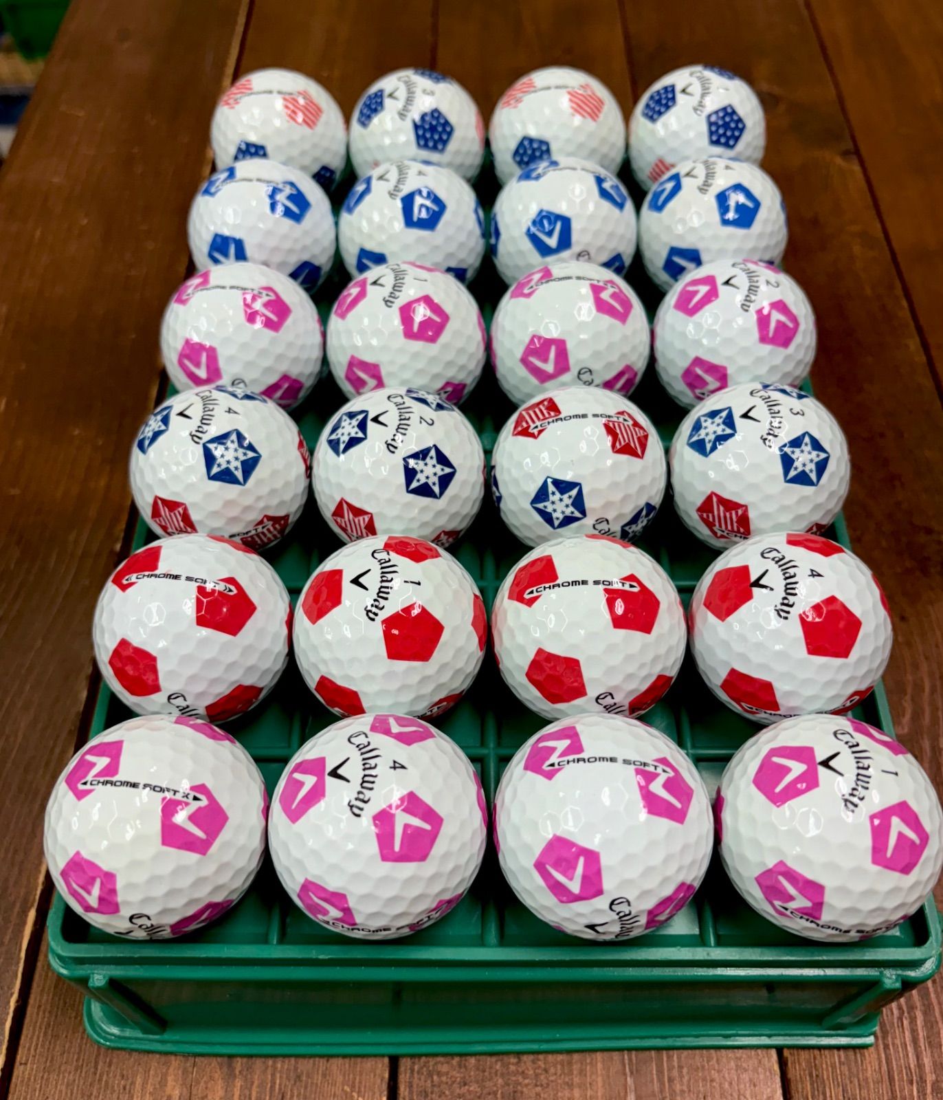 callawayキャロウェイ 24球 ロストボール ゴルフボール クロムソフト