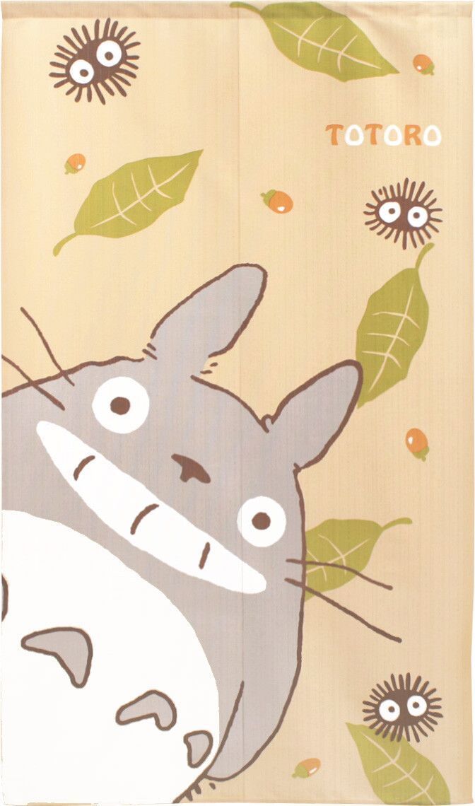 のれん 種類：1 TOTORO(#9893136) となりのトトロ 約85×150cm ジブリ