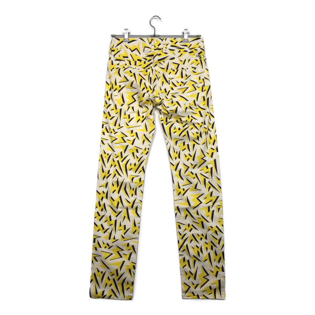 キ*エ様 新品未使用❤️MARK&RONA イエローパンツ 未使用品 メンズ マークアンドロナ MARK&LONA パンツ M 黄×白 イエロー