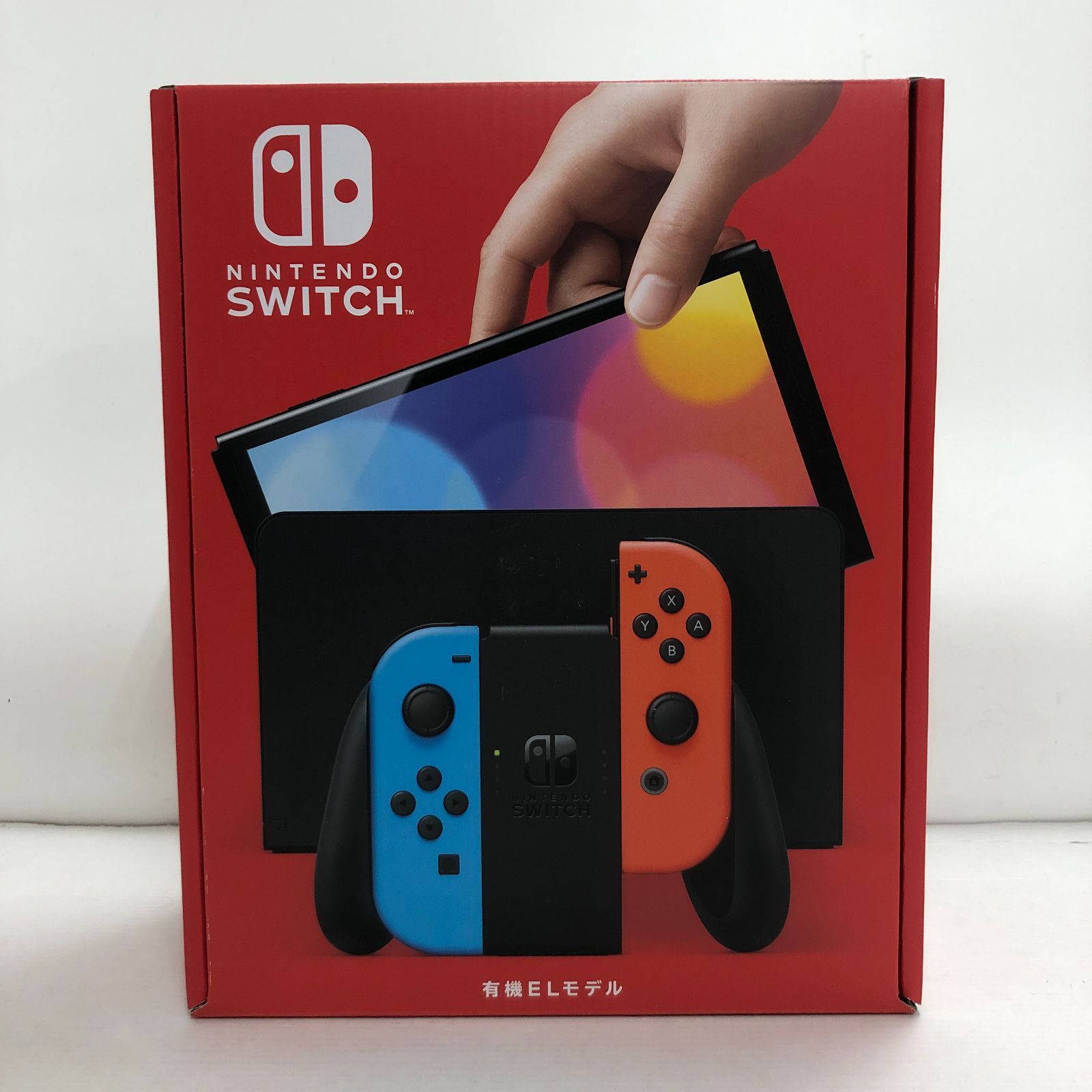 02m1731 Nintendo Switch ニンテンドースイッチ 有機ELモデル ネオンブルー/ネオンレッド XTJ 本体セット ※検品開封済み  本体一式未使用 中古品 - メルカリ