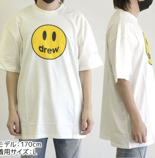 ★SALE★人気★ drew house(ドリューハウス) Tシャツ ホワイト 4サイズ ユニセックス 送料無料