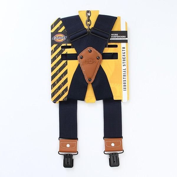 ワークサスペンダー ディッキーズ Dickies メンズブランド 伸びない 強靭＆極太 プロ仕様 フリーサイズ 長さ調整可能 大きなサイズ対応 USA直輸入モデル 21DI5103 送料無料