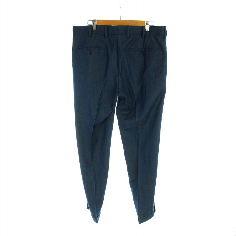 プラダ PRADA スラックス テーパードパンツ ボタンフライ ロゴ 50 XL