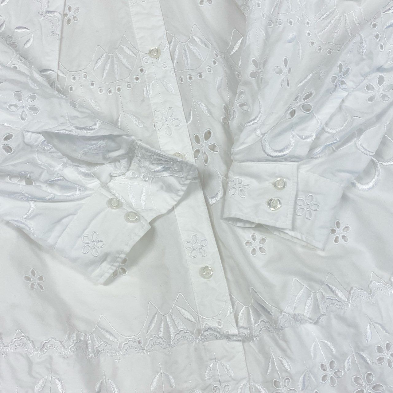 56f5 SIMONE ROCHA シモーネロシャ レース刺繍 長袖 セーラー