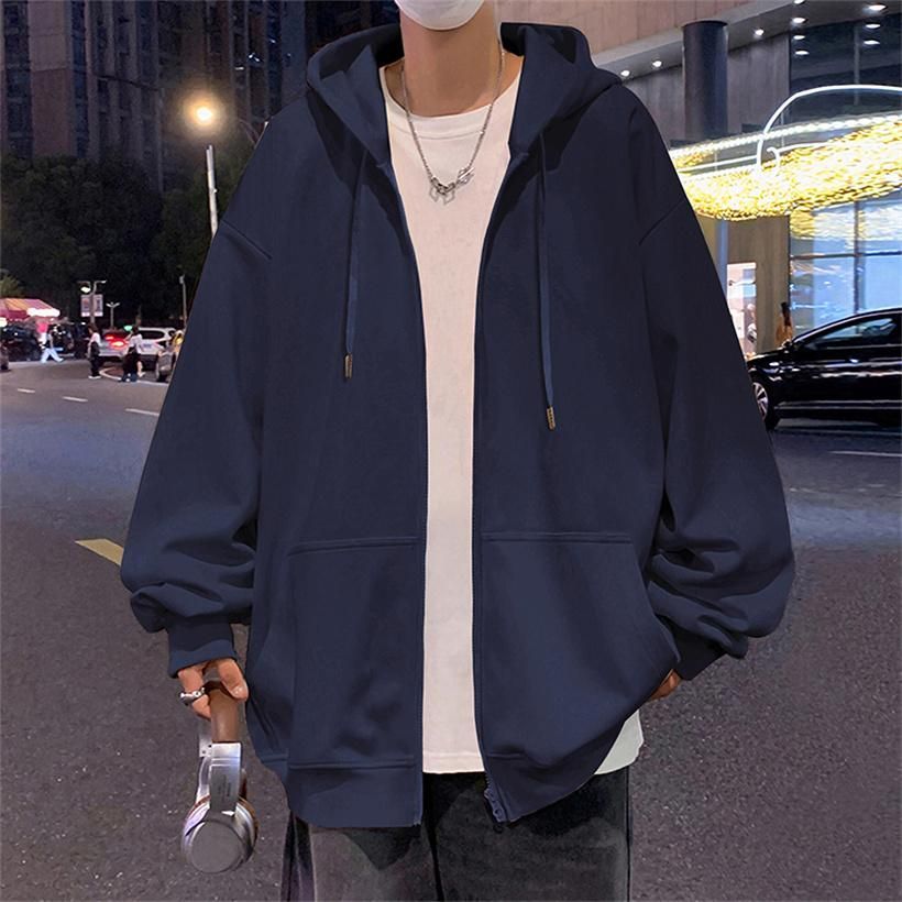 パーカー メンズ パーカー ジャケット 長袖 フード カジュアル服 オーバーサイズ 学生 アウター 外套 無地 上着 通学 通勤 お出掛け 秋冬 男女トップス　　 zz11817455e44