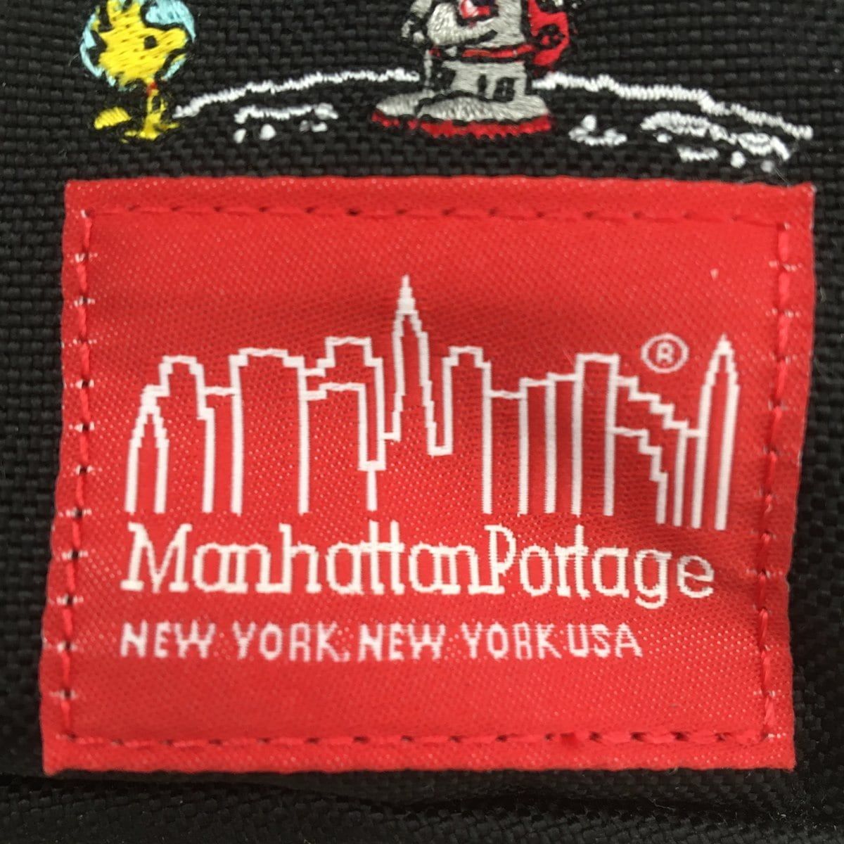 Manhattan Portage(マンハッタンポーテージ) ウエストポーチ美品  - 黒 PEANUTS