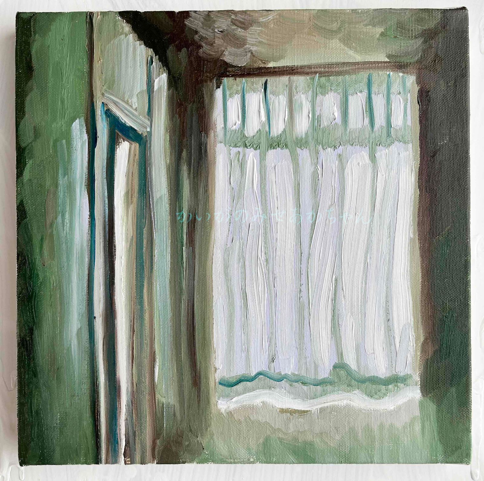 32×41㎝「勘当息子 20252」油彩画・原画・F6 愛し