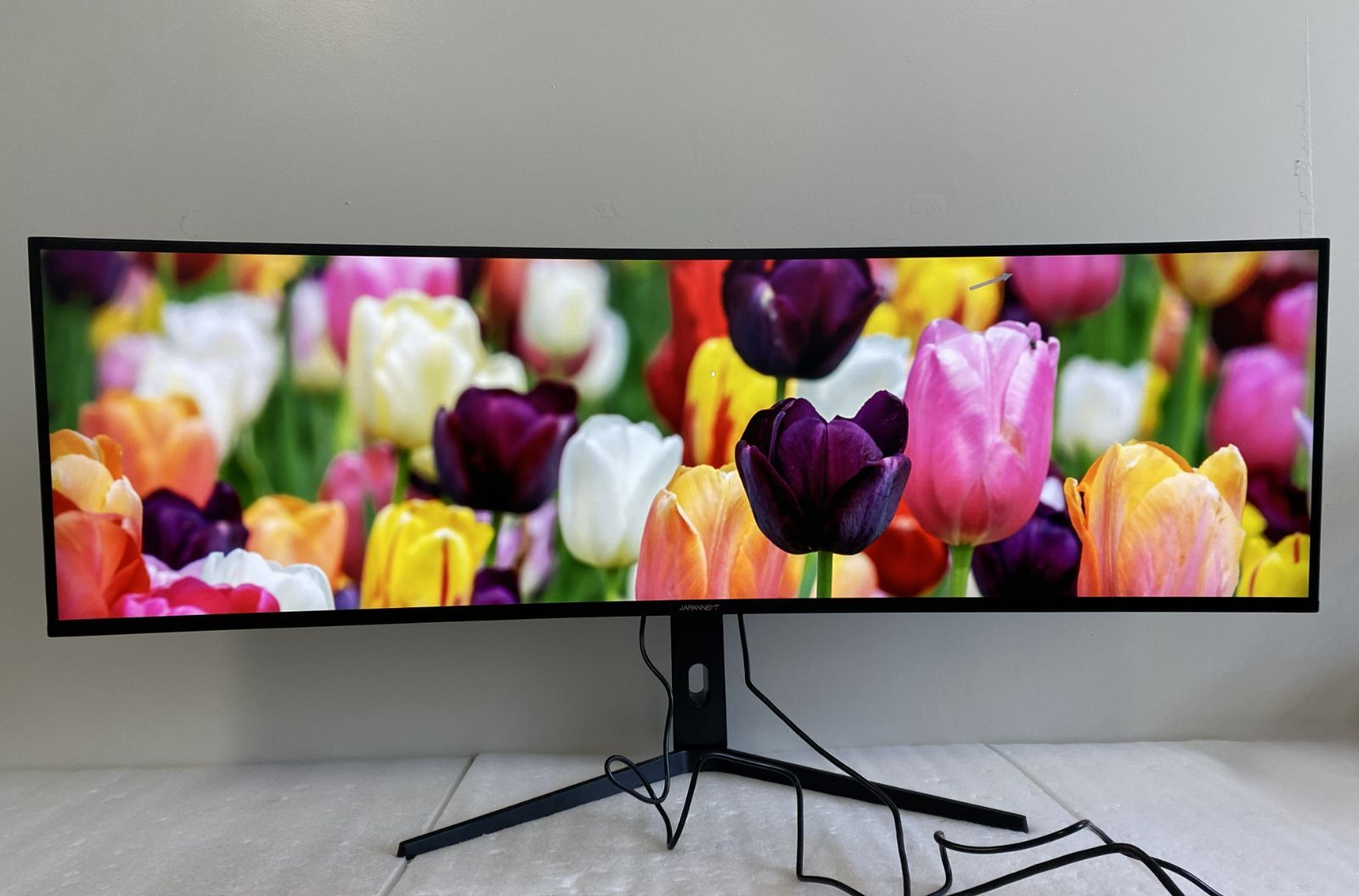 JAPANNEXT 5120x1440JN-IPS49DWQHDR新品 JAPANNEXT 49インチ曲面IPSパネル Dual WQHD(5120x1440)解像度 超