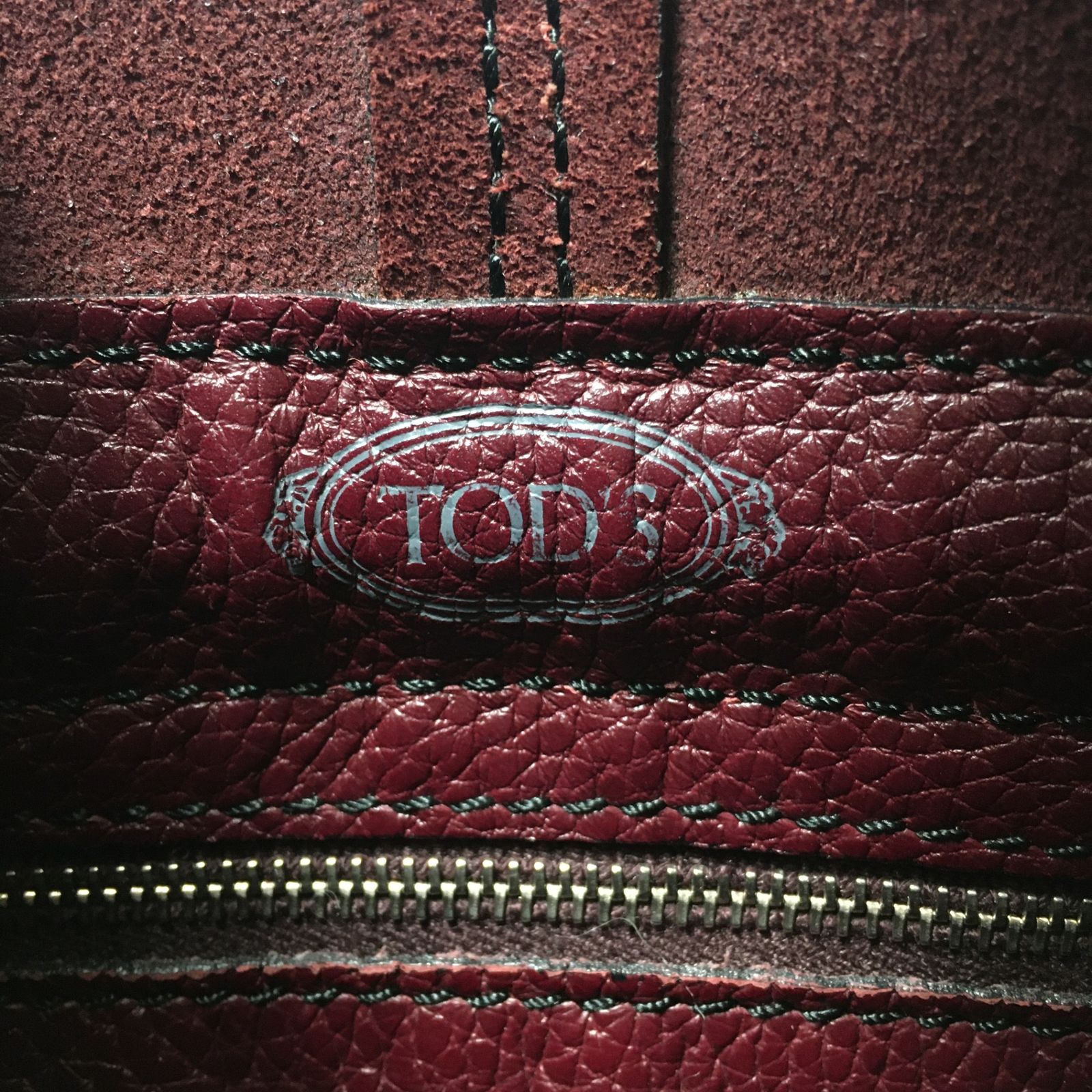 2506-119｜美品｜トッズ ハンドバッグ レザー ボルドー 2506-119｜美品｜トッズ ハンドバッグ レザー ボルドー - メルカリ