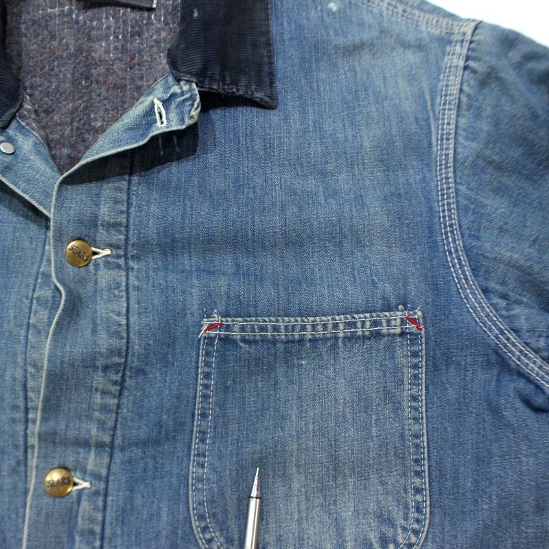 70s vintage Sears ワーク 裏地ブランケット デニム