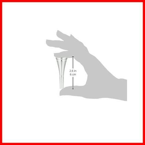バック フレンチホルン マウスピース 12 銀メッキ仕上げ