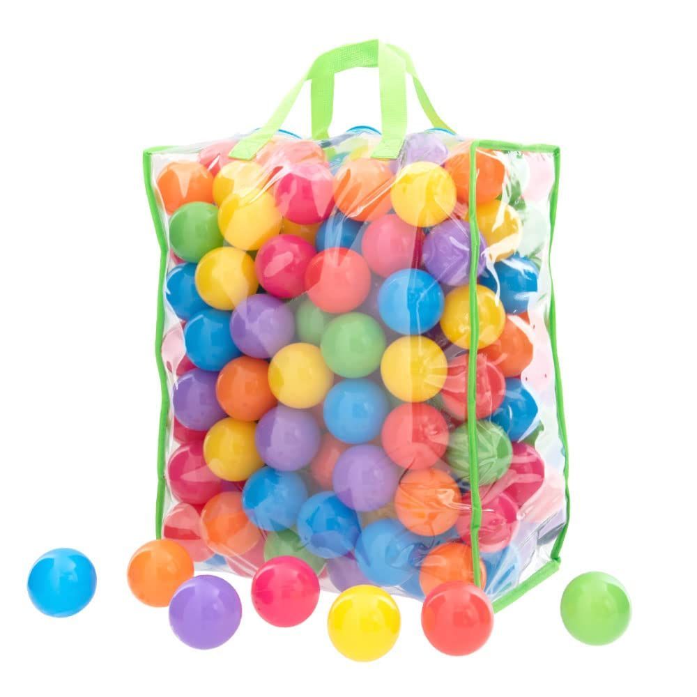 Color:レインボー7色200個入り coccoro カラーボール レインボー7色 200個入り 6cm ボールプール用ボール 収納バッグ付き