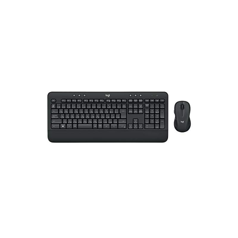 【在庫セール】Logicool(ロジクール) マウス ワイヤレスキーボード セット MK545 静音 キーボード ワイヤレスコンボ パームレスト チルトレッグ搭載 長電池寿命 高耐久性 Unifying 国内正規品