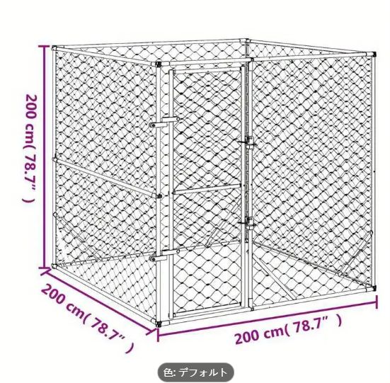 訓練 休息するための広々としたスペースを備えた犬小屋
