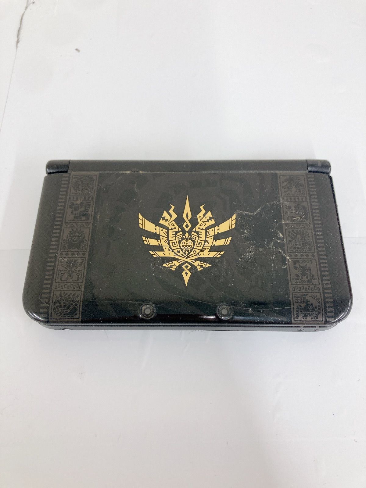 ● ジャンク品 ニンテンドー3DS LL モンスターハンター4 ゴア マガラブラック ゲーム機本体 1
