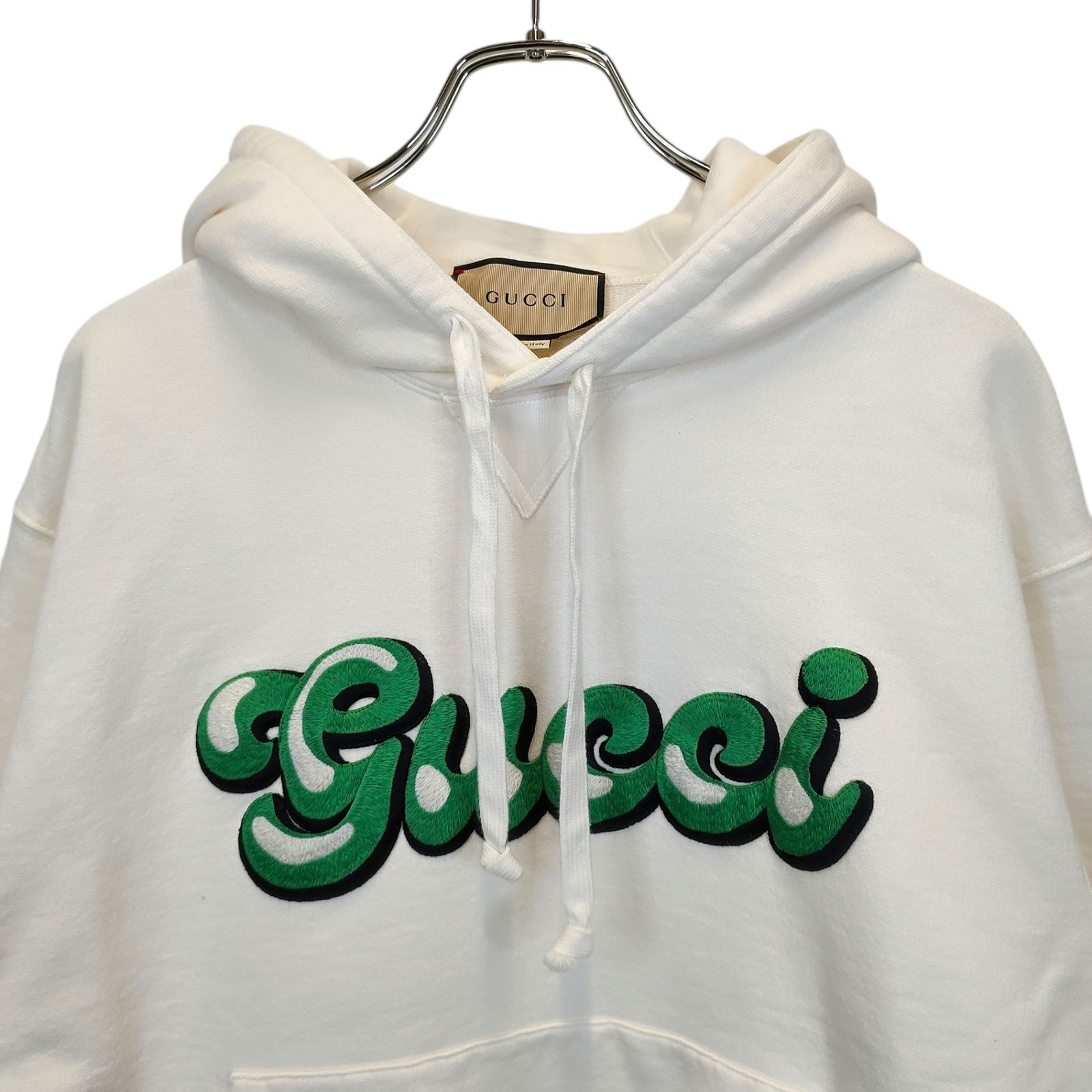 GUCCI グッチ 半袖 パーカー 734719 XJFBH S ホワイト - メルカリ