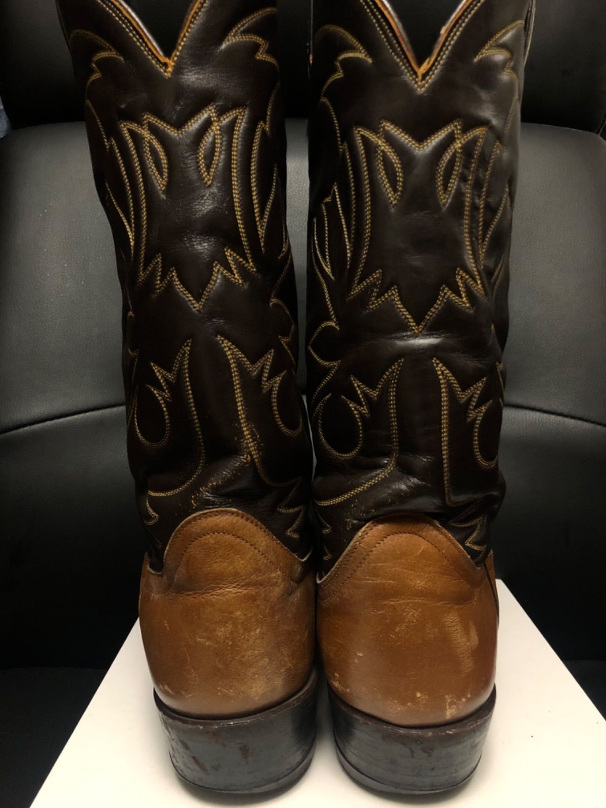 80年代U.S.A.製名門Tony Lamaウエスタンブーツユニセックスサイズ