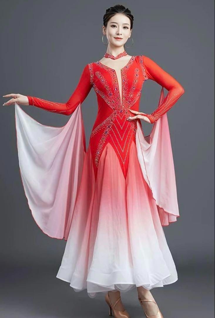 スタンダード向き✨ロングワンピース！練習着やダンスパーティにも スタンダード向き?ロングワンピース！練習着やダンスパーティにも