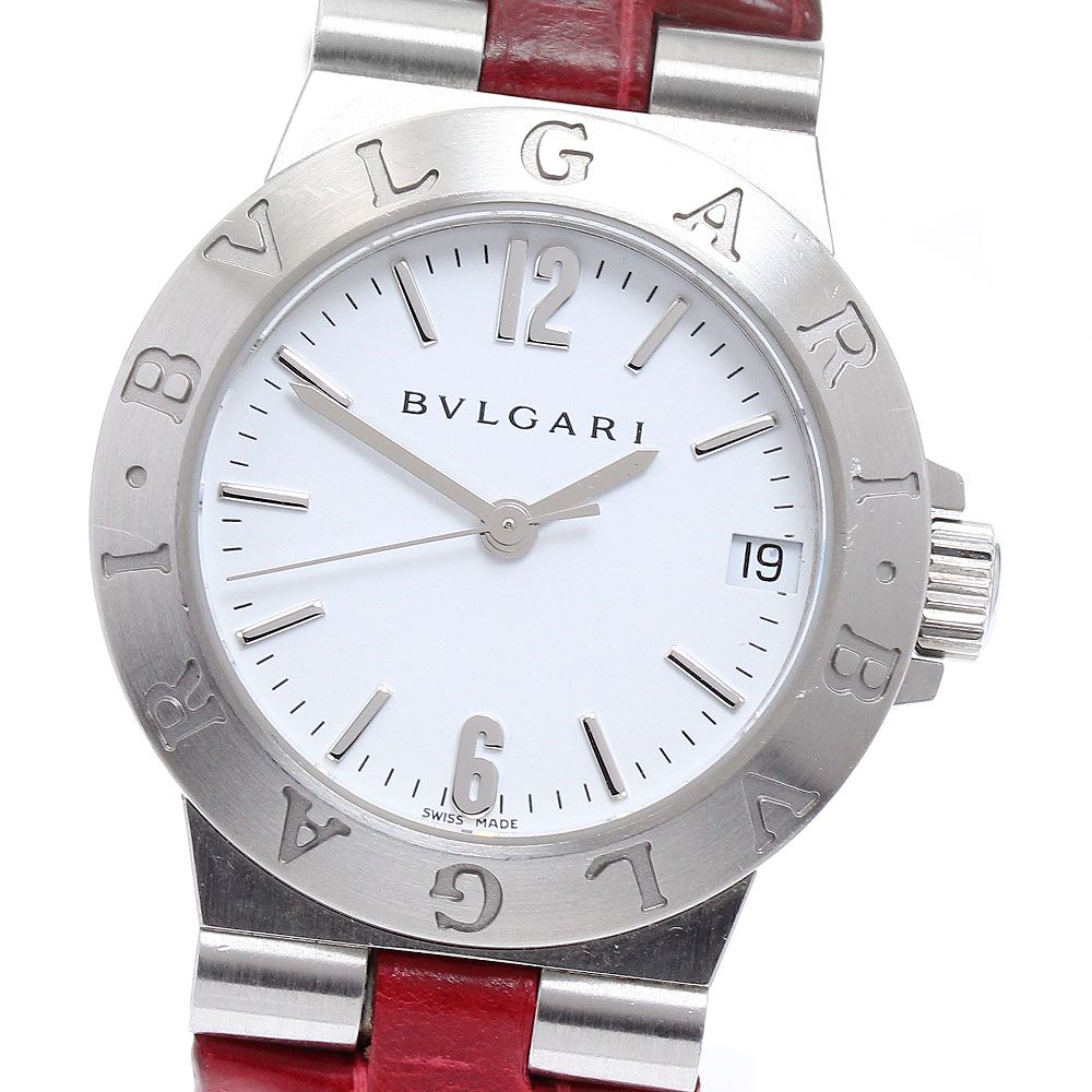 ブルガリ BVLGARI LCV29S ディアゴノ デイト クォーツ レディース_889404