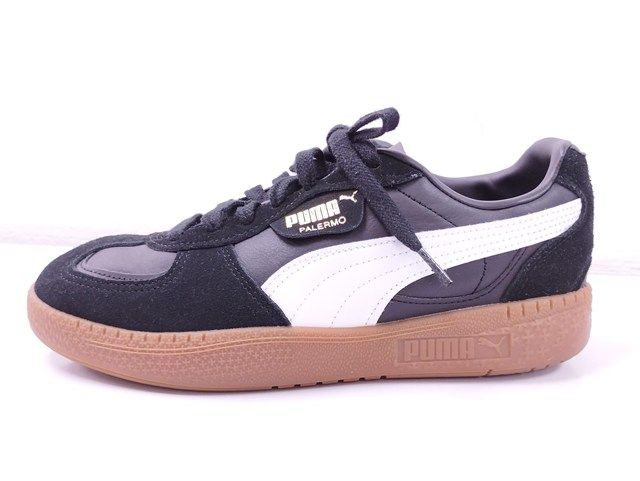 W979 [人気] puma プーマ スニーカー 27.0cm ブラック×ホワイト PALERMO MODA 397727-06 | Q ...