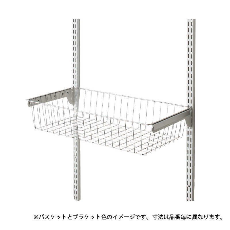 送料無料 ♥ 未開梱 藤山 Fitrack バスケット スライド機能なし Fitrack フィットラック シルバー|WH BST7540SWA