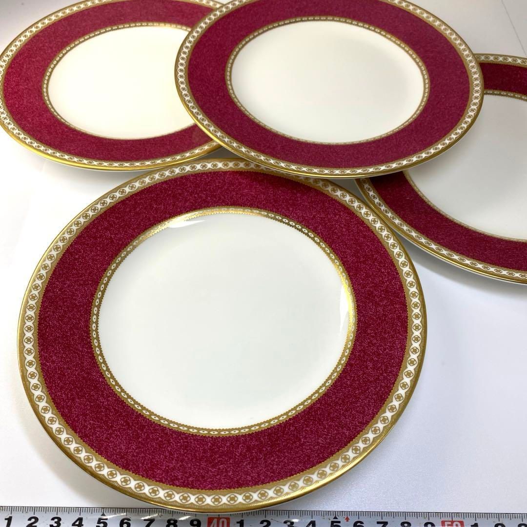 洋3 ウェッジウッド ユーランダーパウダールビープレート4枚 直径20.5㎝