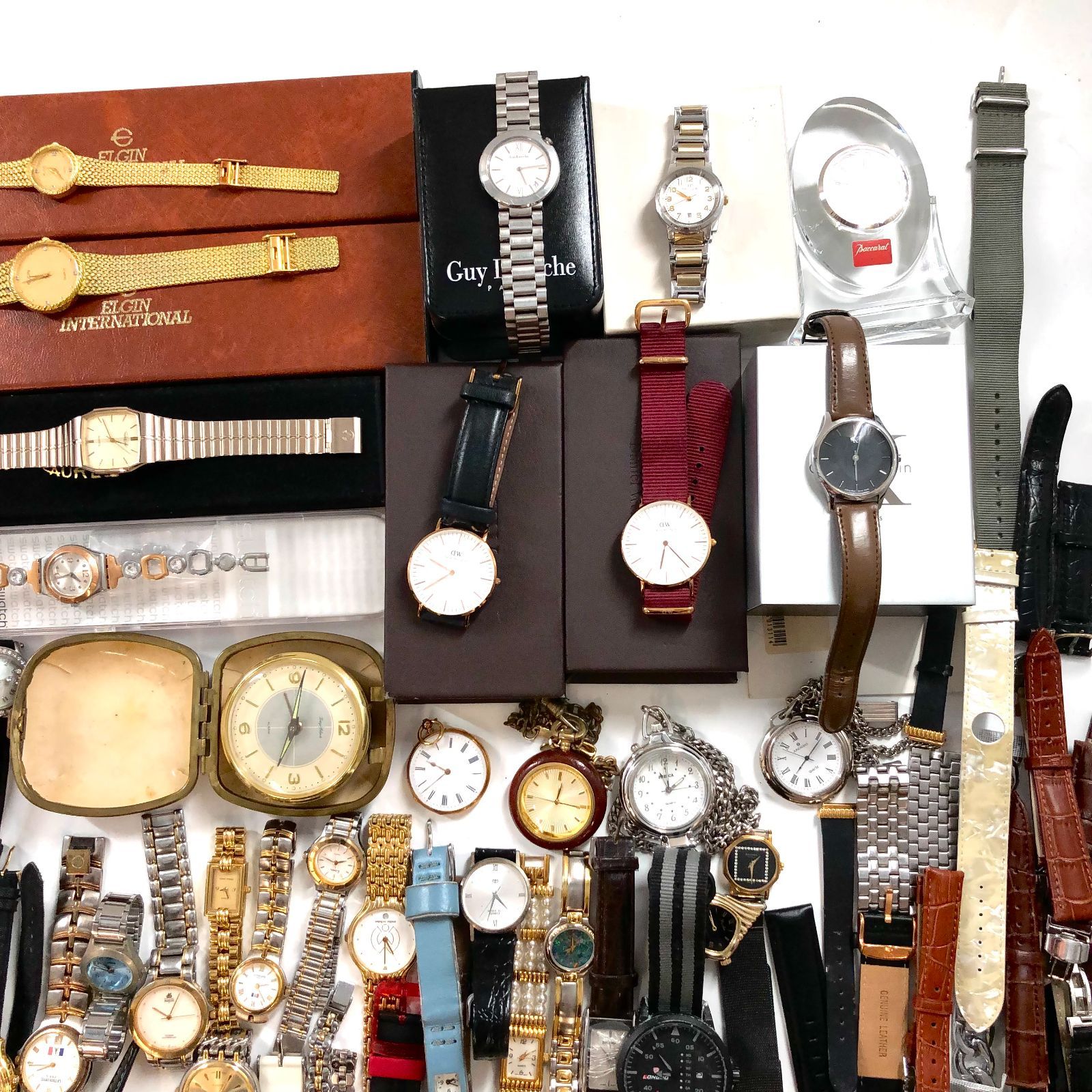 A1468169】時計 まとめ 大量 置時計 腕時計 傷や汚れあり ジャンク品