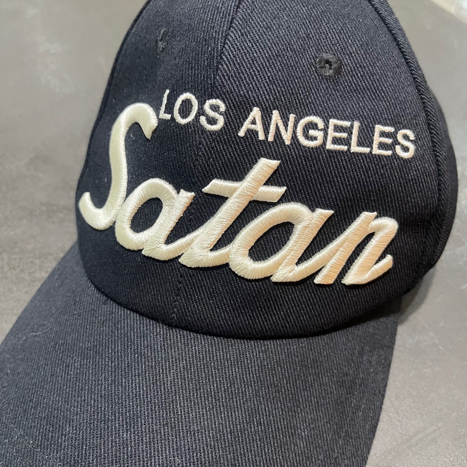 セントマイケル　2023SS SATANキャップ ブラック セントマイケル 2023SS SATANキャップ ブラック SAINT MXXXXXX