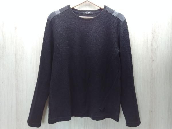 BLACK LABEL CRESTBRIDGE/ブラックレーベルクレストブリッジ　ニットカットソー　薄手 51P40-640-09　肩チェック柄　アクリル　三陽商会　M