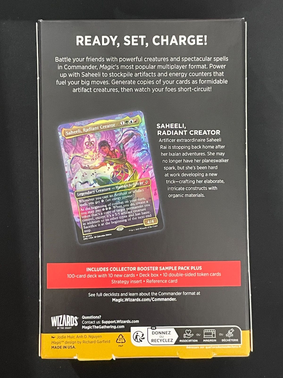 MTG・未開封】霊気走破 統率者デッキ「生けるエネルギー」英語版 【EN